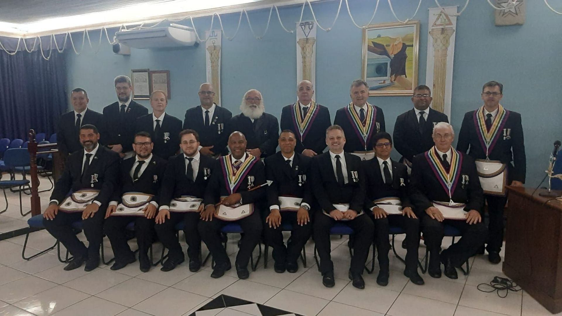 Loja de Nautas da Arca Real n°10 Malkhut realiza cerimônia para Elevação de novos Navegadores