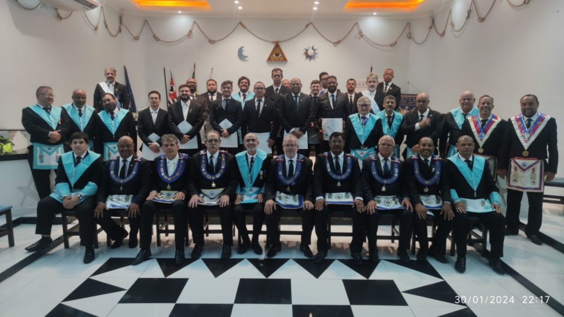 Loja Solar dos Andradas nº4179 Oriente de Praia Grande realiza Sessão Magna de Palestra