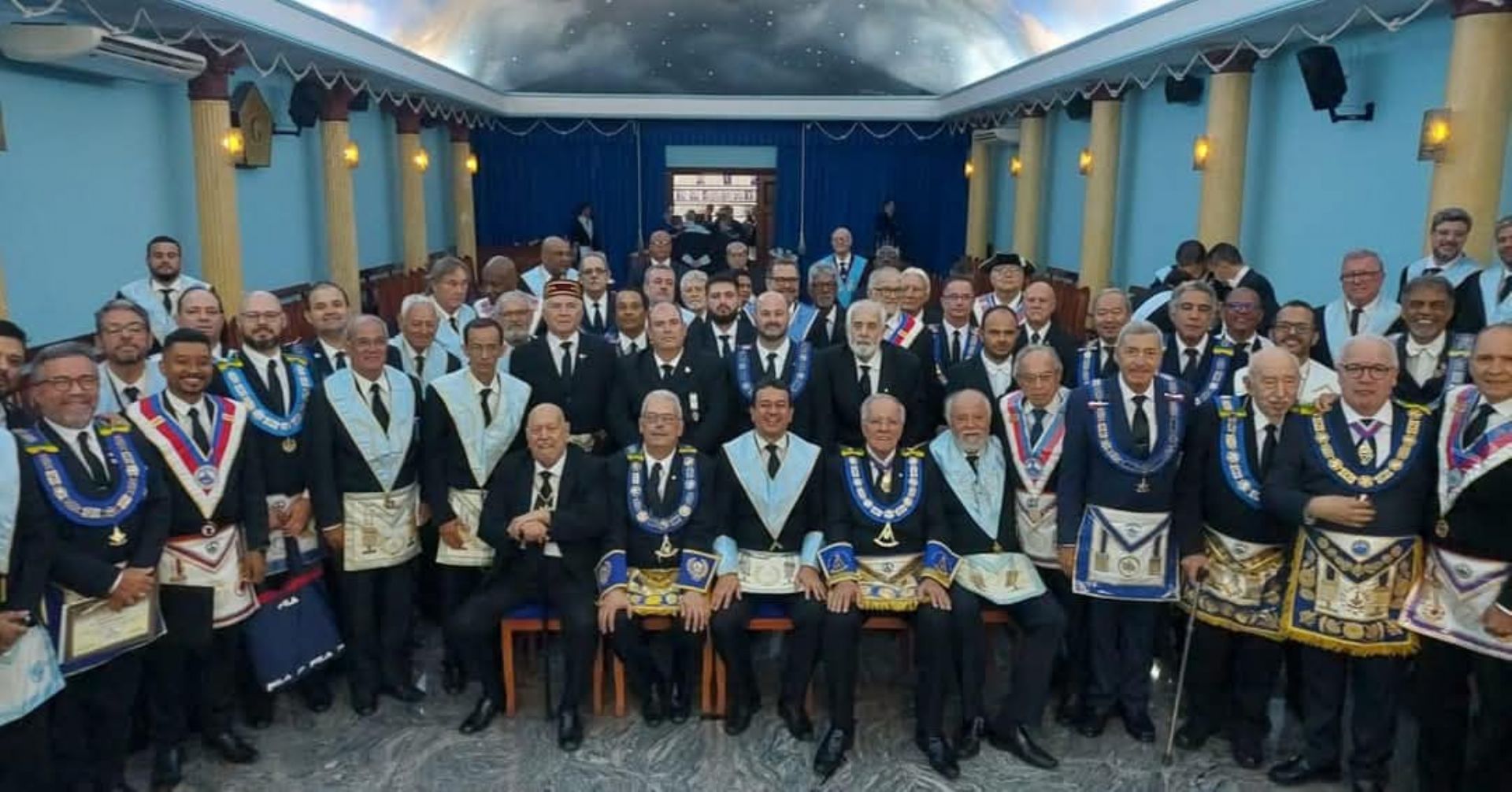 Loja Maçônica Fraternidade de Santos n.º 132 Comemora 172 Anos de História e Tradição com a presença do GMG e GME